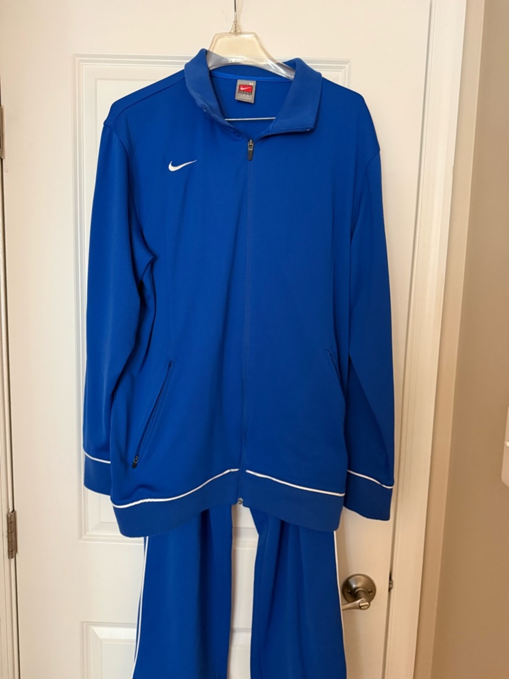 Nike Men’s Royal Blue Track Jacket and Pants Set